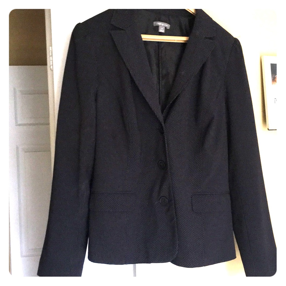 Black White suit jacket